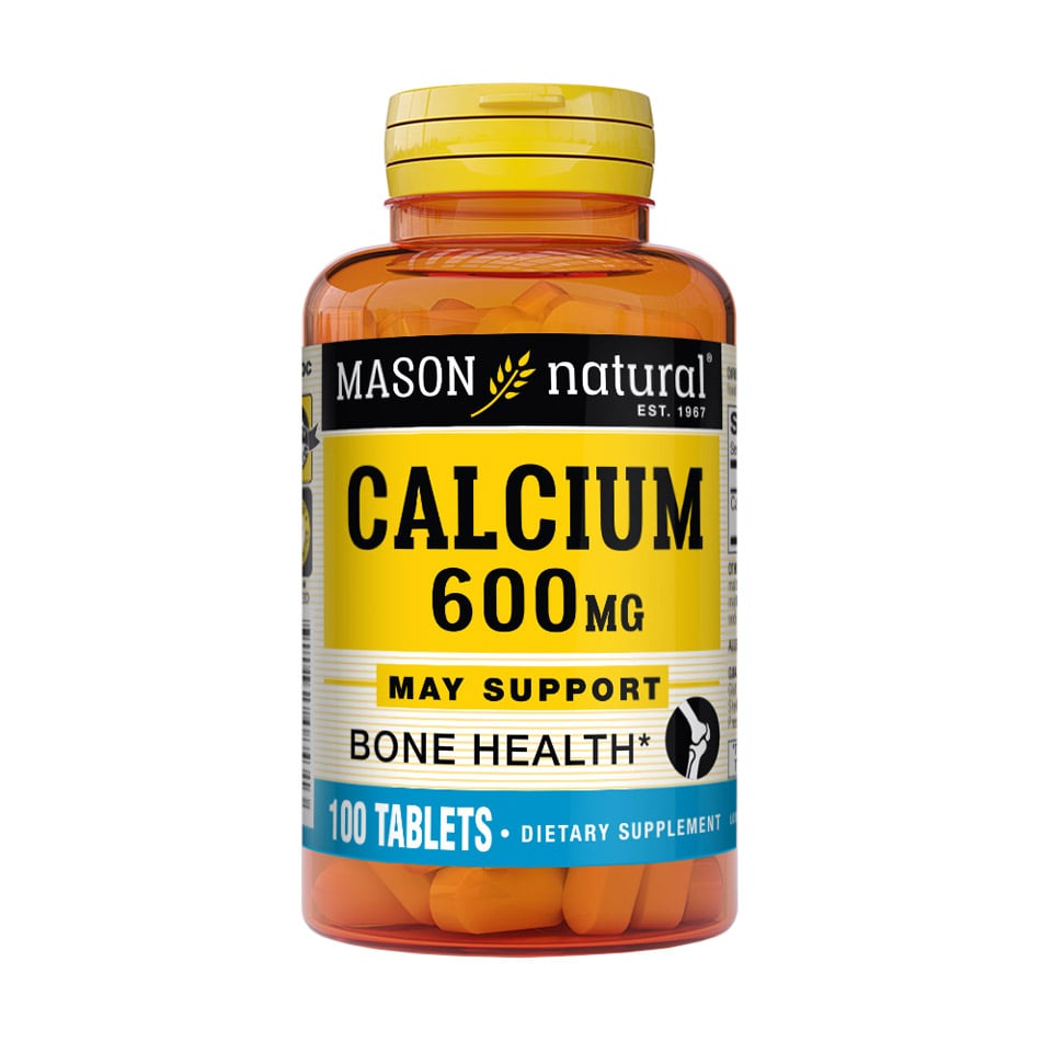 Кальцій Mason Natural Calcium 600 мг, 100 таблеток